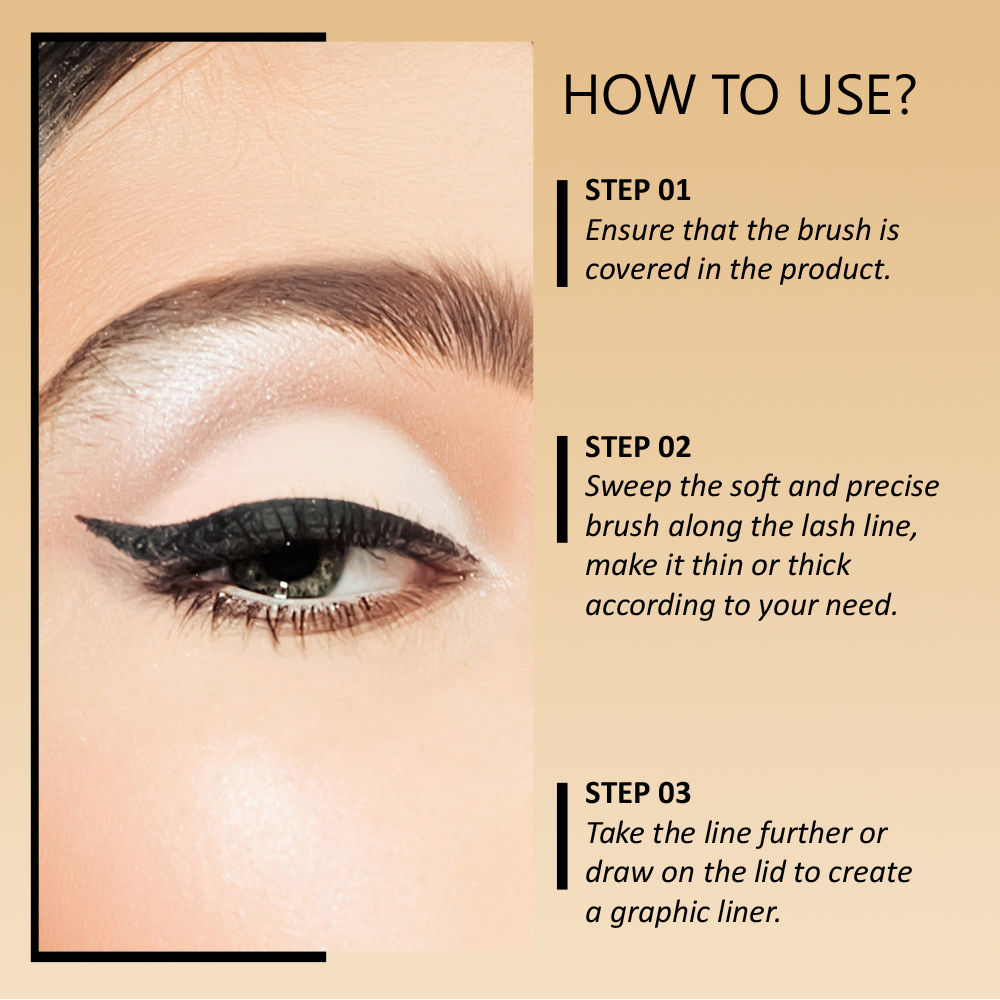 HD Dense Eyeliner - Black