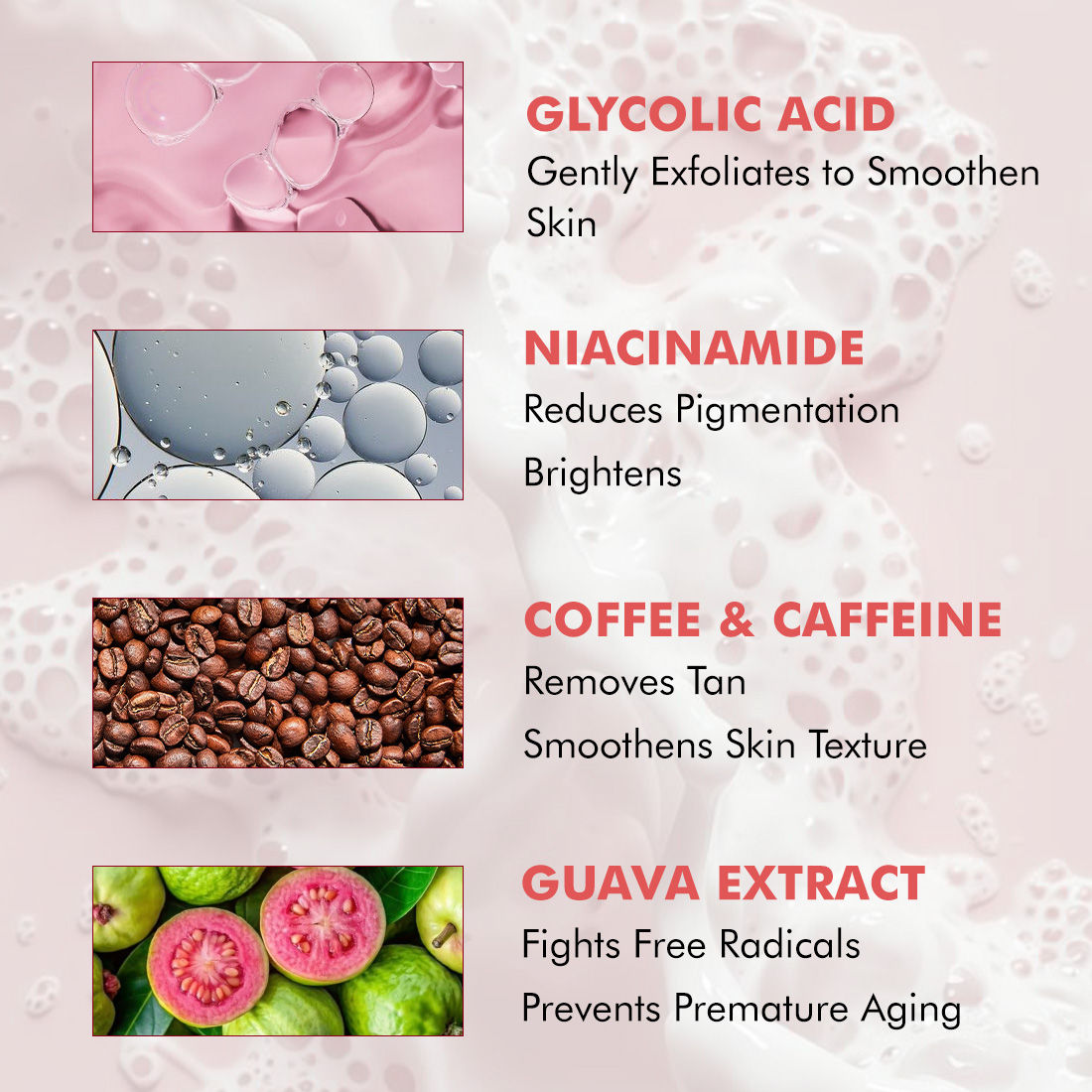 Brightening Tan Removal Soap - 1% Kojic Acid & Glutathione -Tangy Guava Perfume Syndet Bar