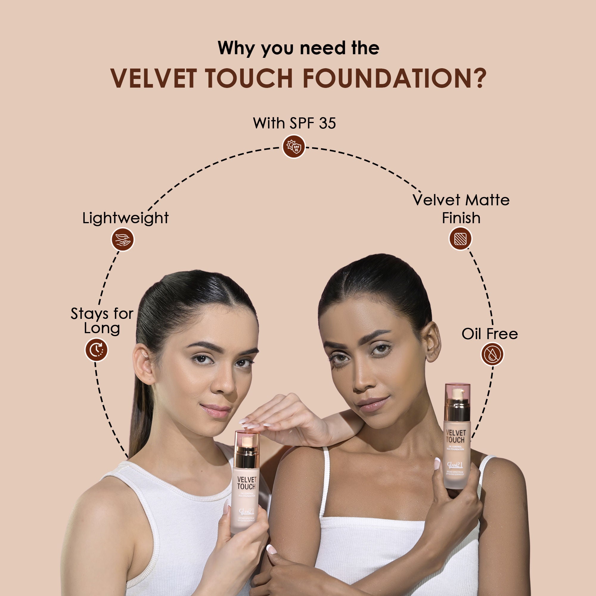 Velvet Touch Oil Control Foundation with SPF35