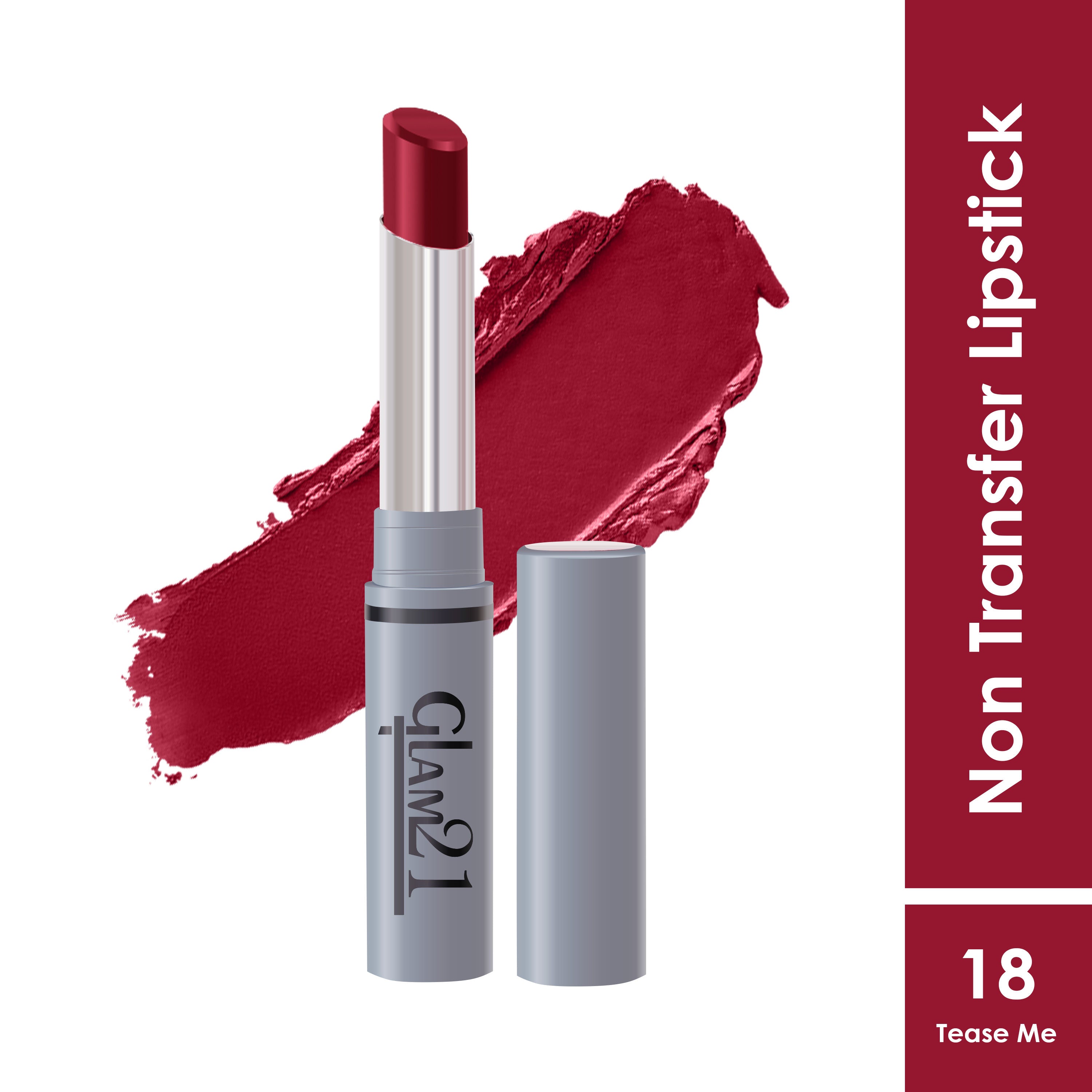 Long Lasting Non-transfer Lipstick - Tease Me