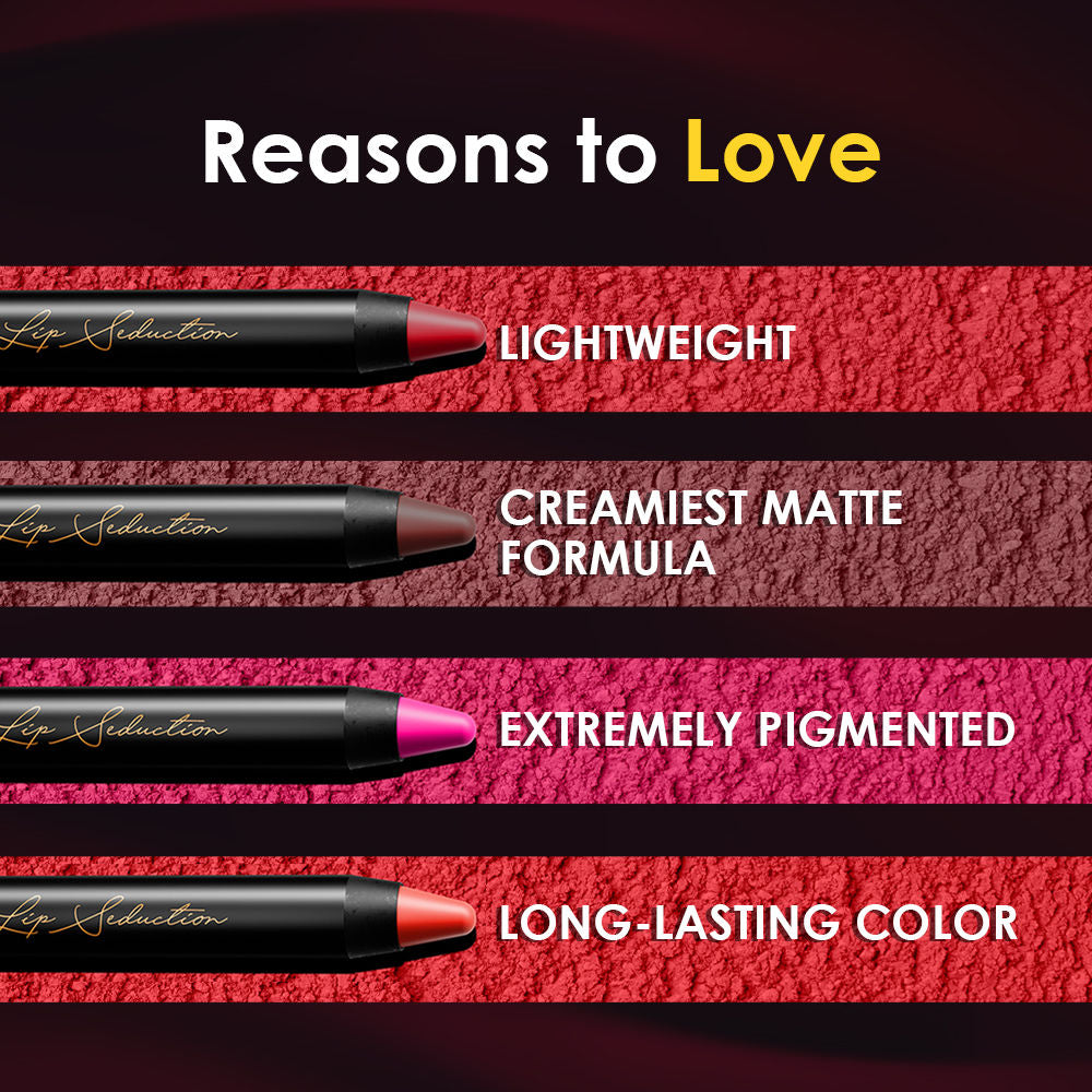 Lip Seduction Non- Transfer Crayon Lipstick