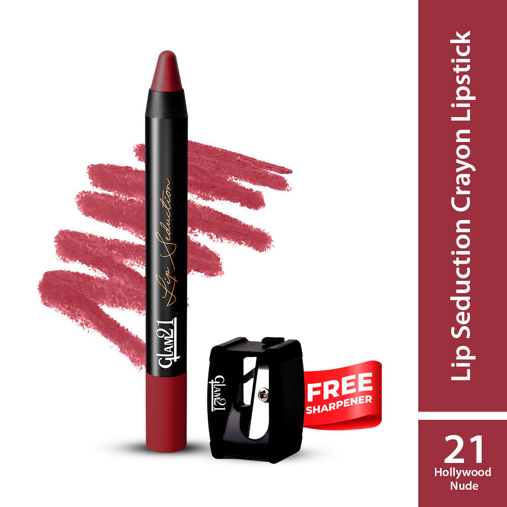 Lip Seduction Non- Transfer Crayon Lipstick - Hollywoood Nude