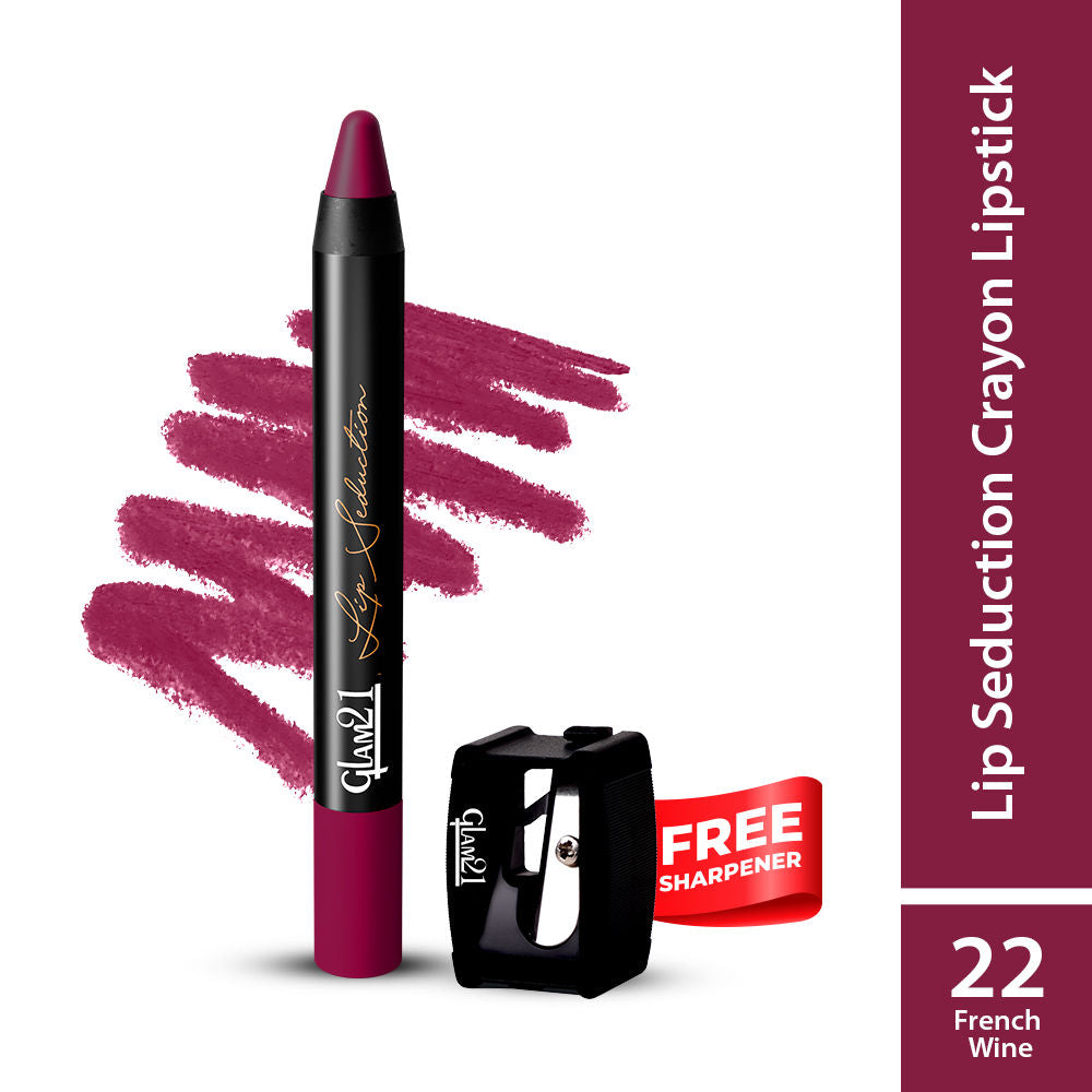 Lip Seduction Non- Transfer Crayon Lipstick - French Wine