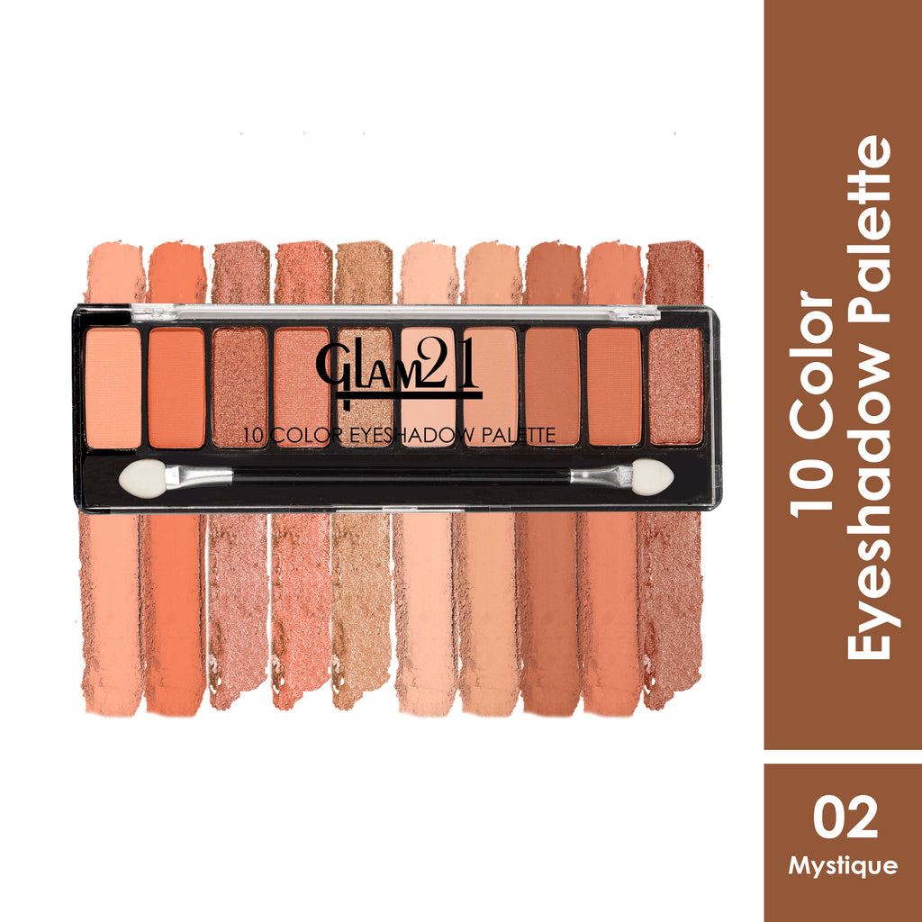 10 Colors Eyeshadow Palette - Mystique