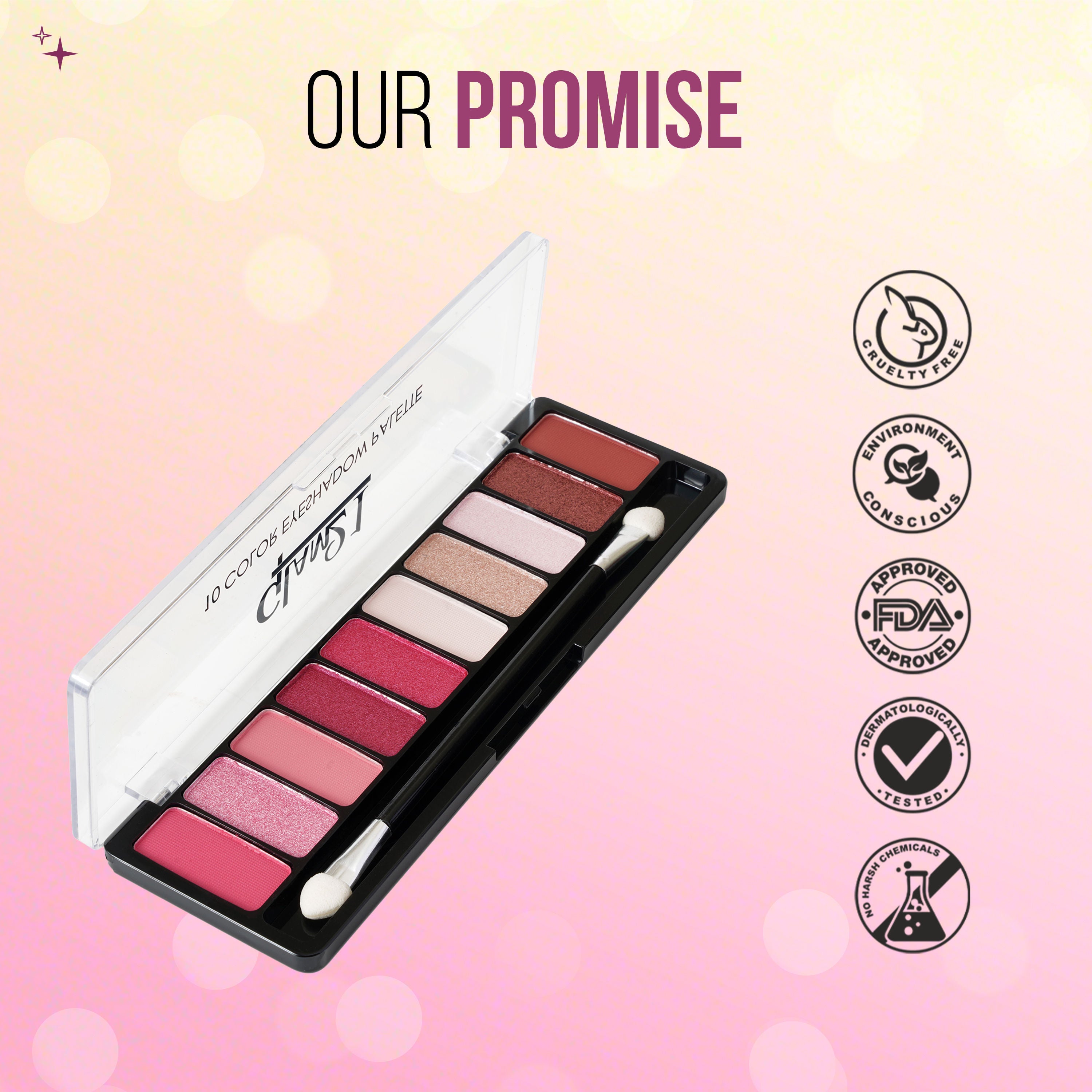 10 Colors Eyeshadow Palette