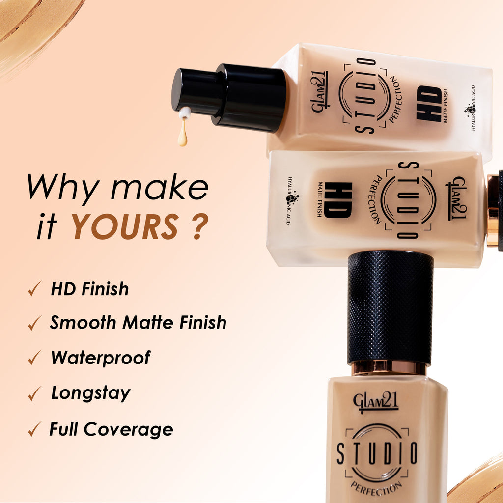 Studio Perfection HD Matte Long Stay Water Proof Foundation