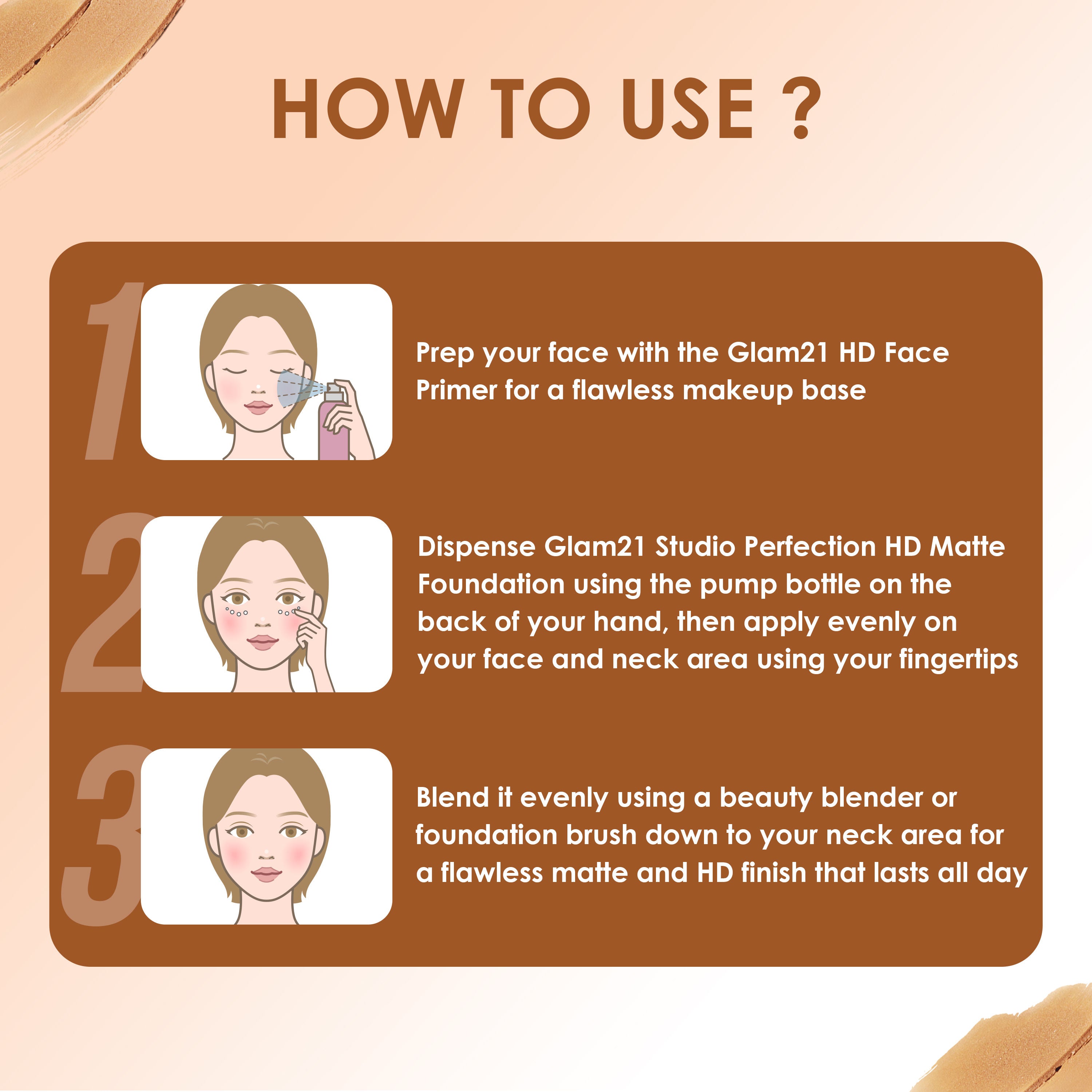 Studio Perfection HD Matte Long Stay Water Proof Foundation
