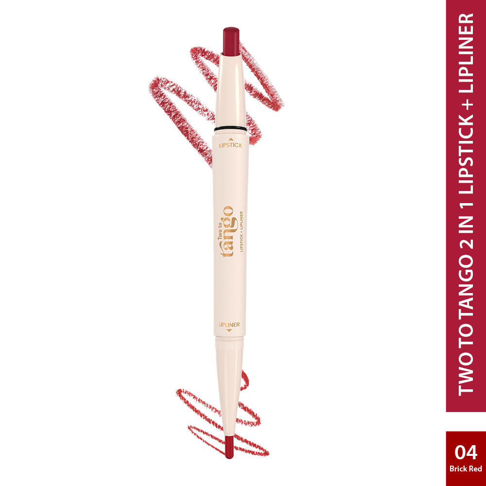 Two To Tango Lip Liner + Lipstick Duo - Brick Red