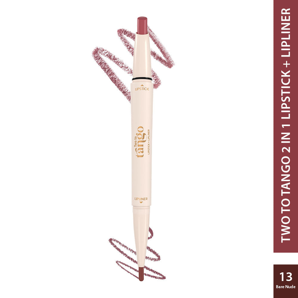 Two To Tango Lip Liner + Lipstick Duo - Bare Nude