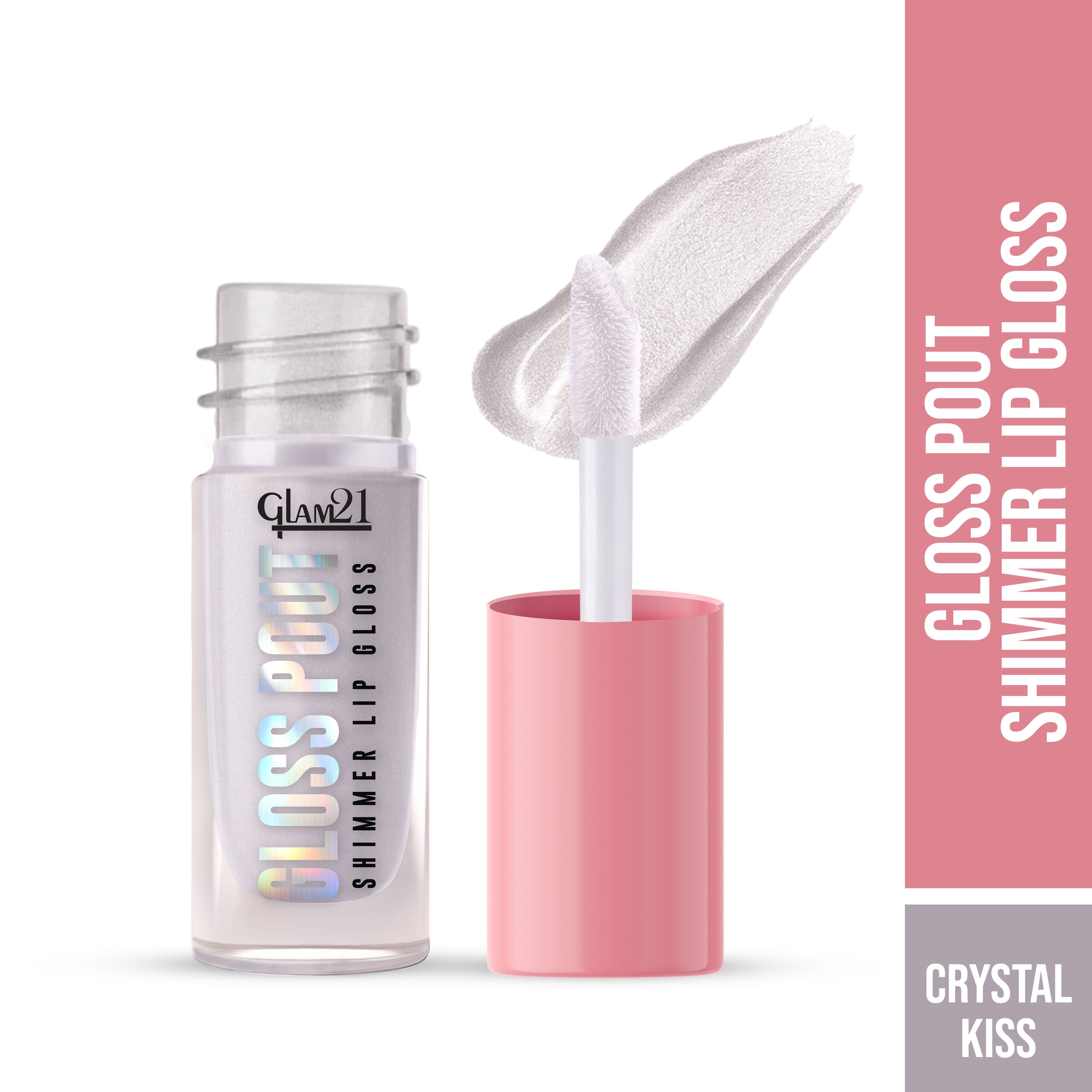 Pout Shimmer Lip Gloss - Crystal Kiss