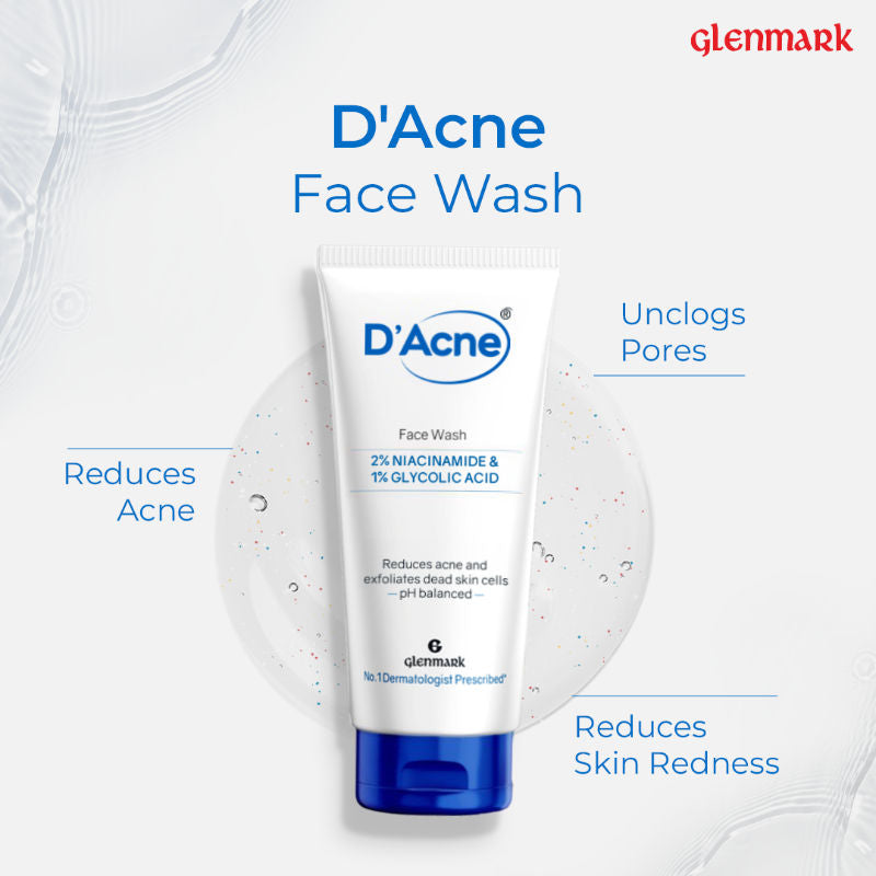 Soft Face Wash, Visible Acne Reduction in 10 Days, 2% Niacinamide & 1% Glycolic Acid