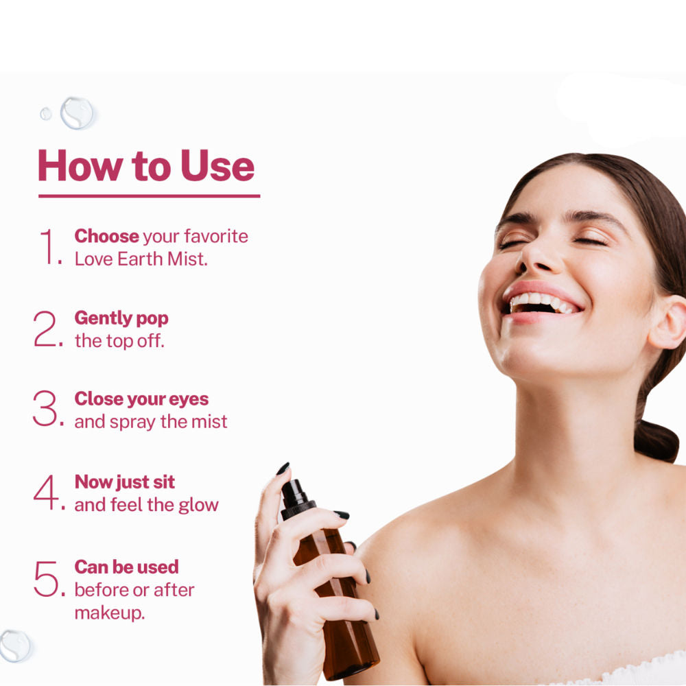 Rose Water Gulab Jal Face Mist Toner with Rose for Skin Hydration and Natural Glow