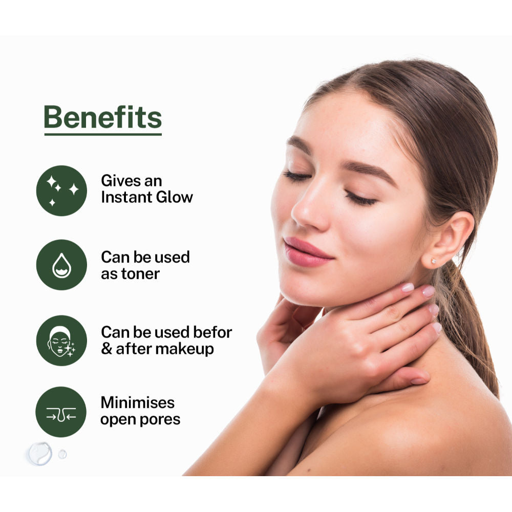 Jasmine Mogra Face Mist Toner with Jasmine Oil for Instant Glow & Even Skin Tone