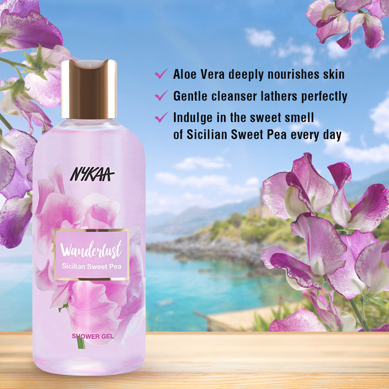 Sicilian Sweet Pea Floral Perfume Body Wash