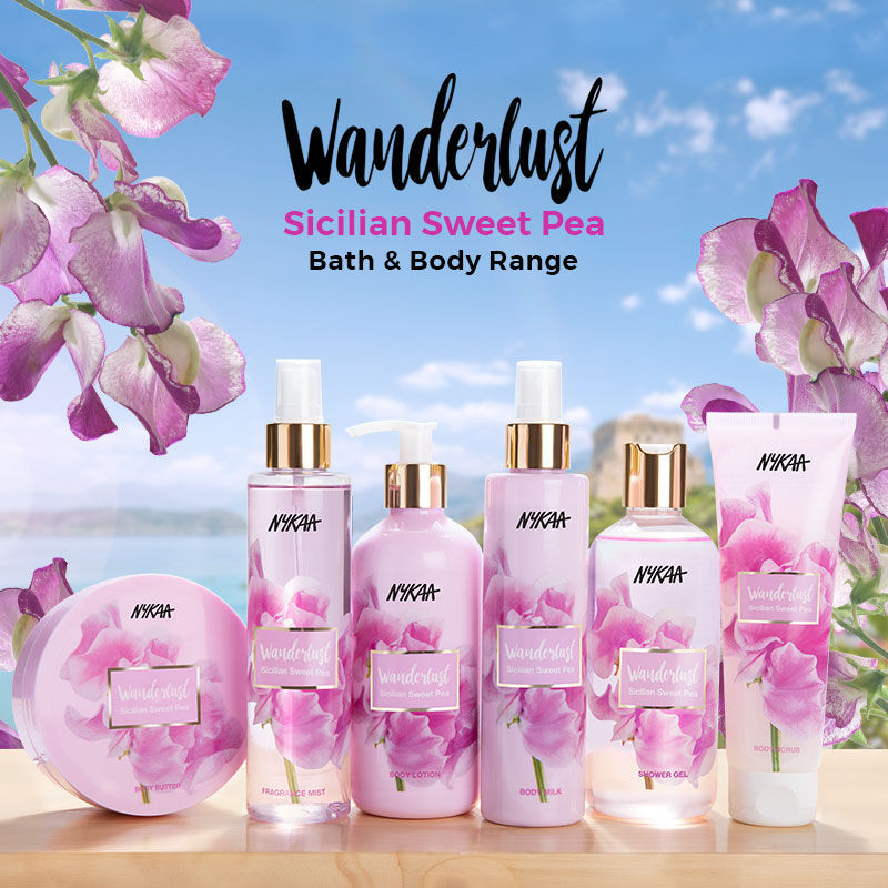 Sicilian Sweet Pea Floral Perfume Body Wash