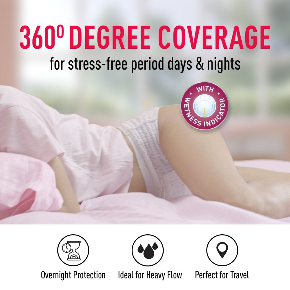 Disposable Period Panties XL-XXL For Heavy Flow, 360 Protection ,No Leakage Or Rashes