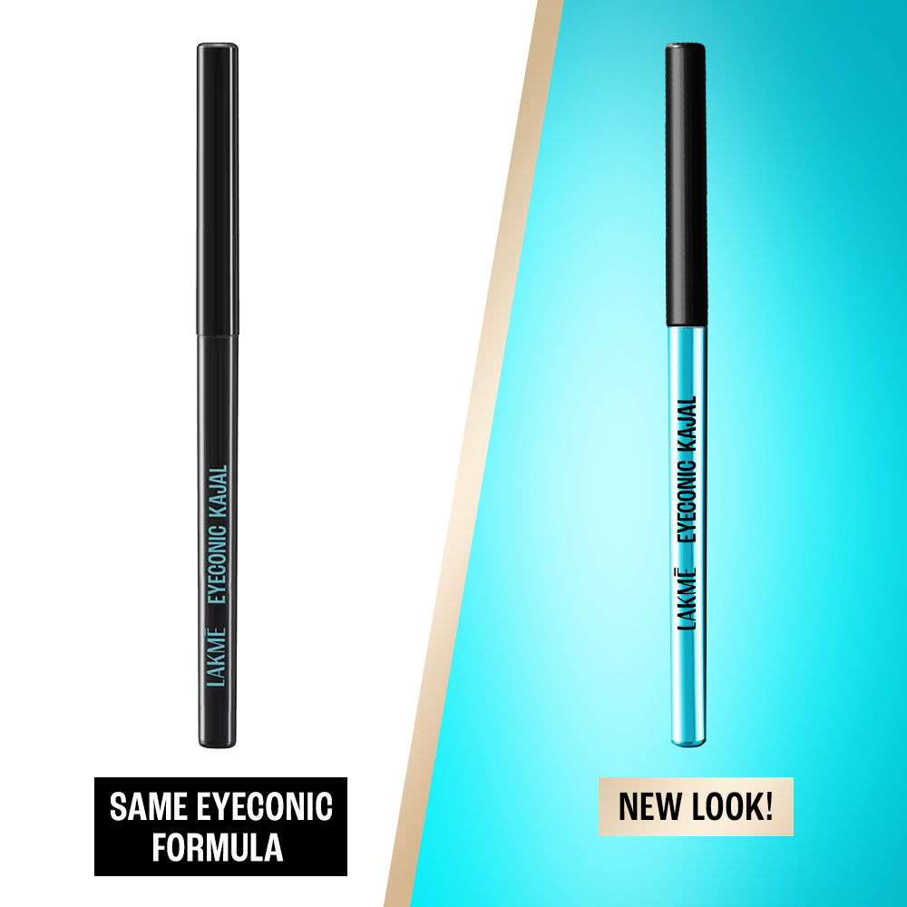 9 to 5 Eyeconic Kajal, Waterproof, Smudgeproof, lasts 24 Hrs, Sparkling Black