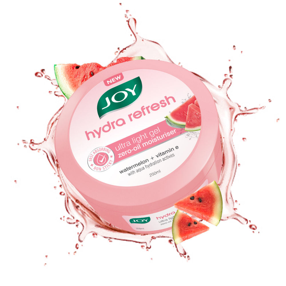 Hydra Refresh Ultra Light Face Moisturizer Gel with Watermelon - Oil Free Moisturizer