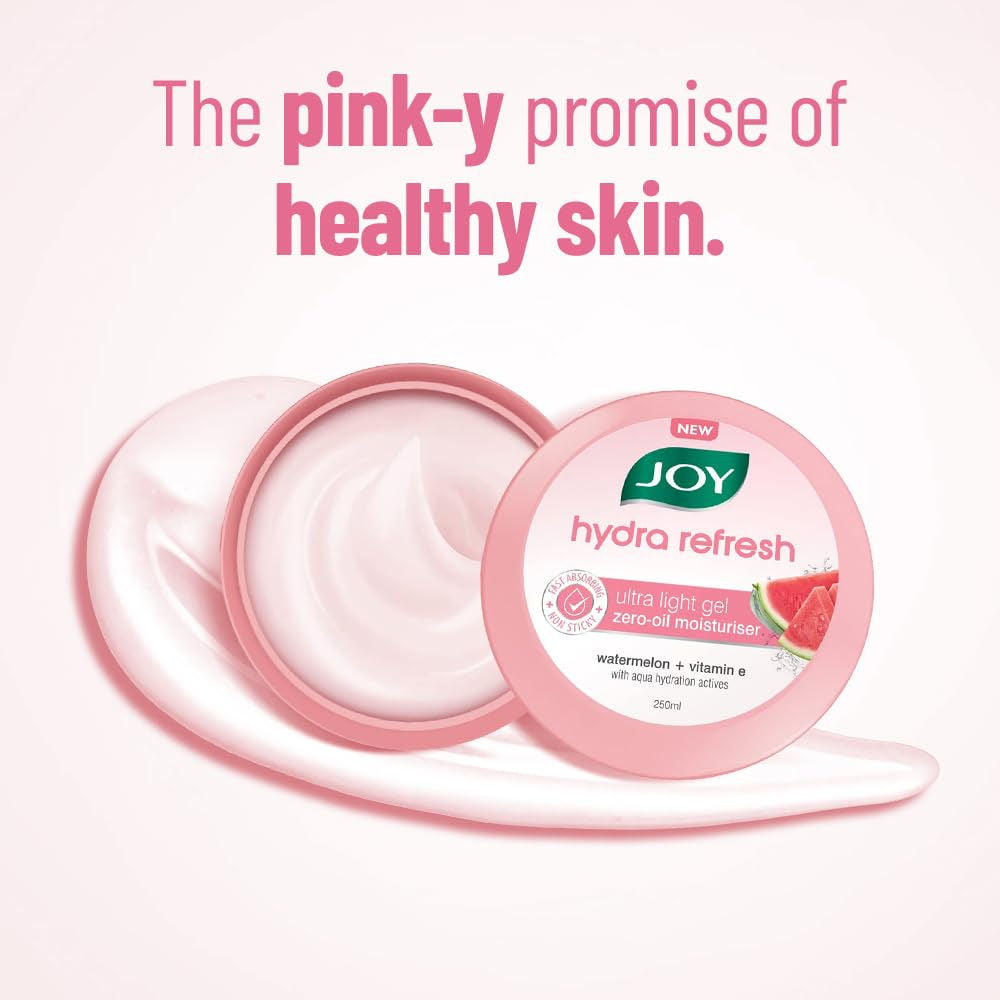 Hydra Refresh Ultra Light Face Moisturizer Gel with Watermelon - Oil Free Moisturizer