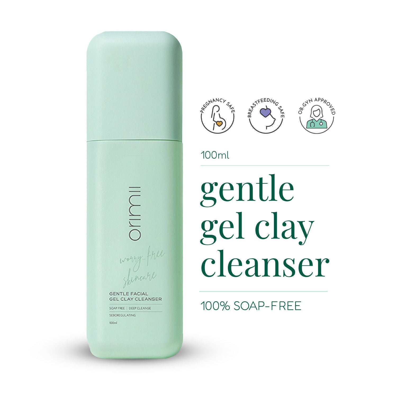 Soap Free Gentle Cleansing Face Wash for Oil & Acne Control -Non Comedogenic, Pregnancy Safe