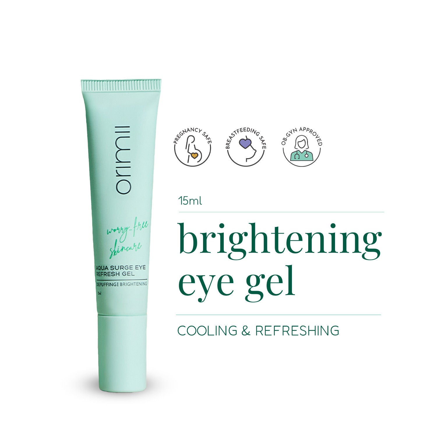Under Eye Cream for Dark Circles/Vit C-Fragrance Free, Non Comedogenic, Pregnancy Safe