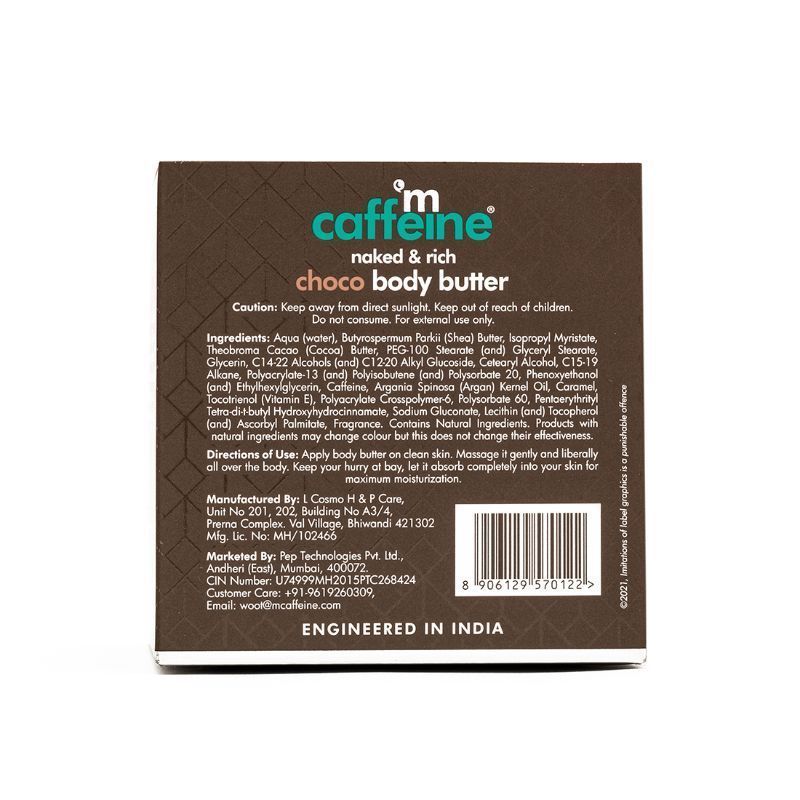 Choco & Shea Body Butter - 72Hrs Moisturization & Stretch Marks Reduction