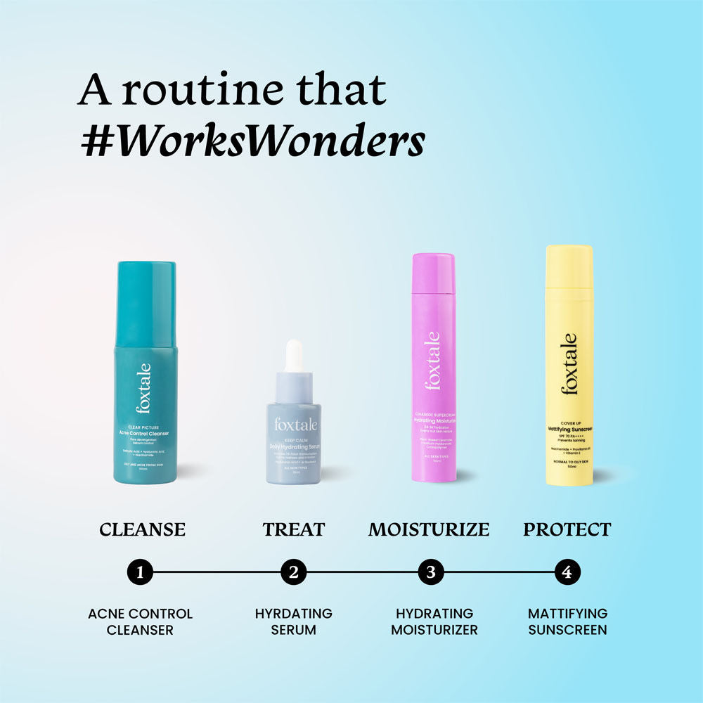 Acne Control Cleanser with Salicylic Acid & Niacinamide, Controls Oil & Fights Acne