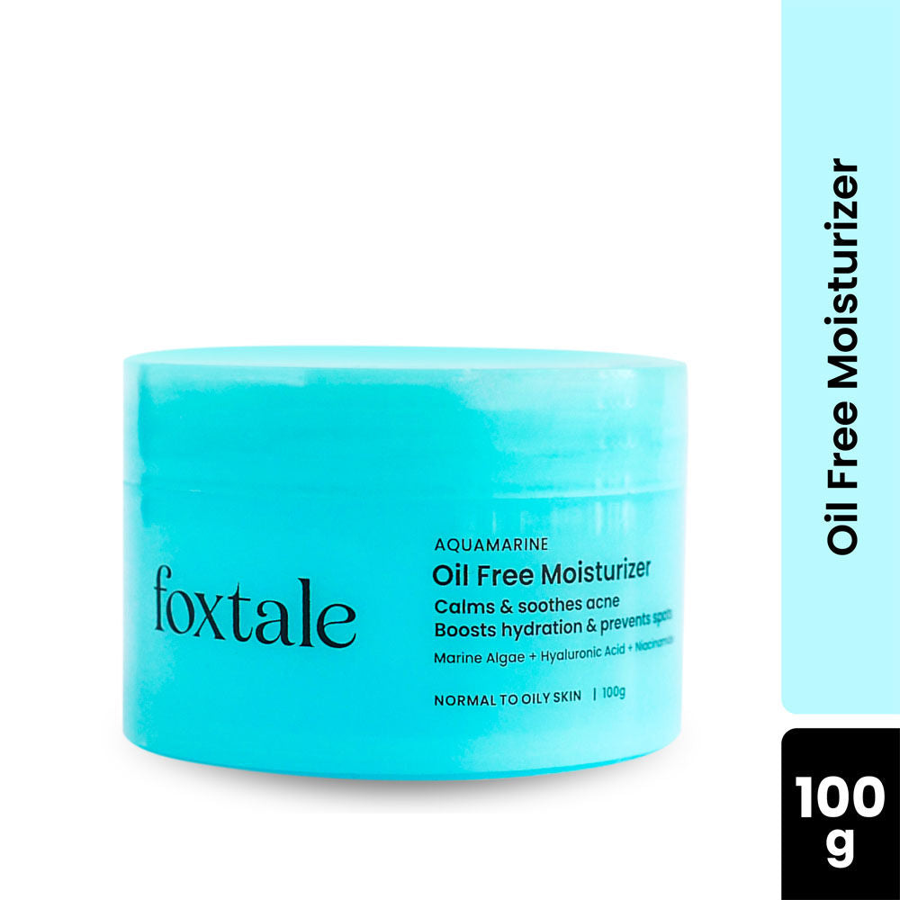 Aquamarine Oil Free Hydrating Moisturiser With Hyaluronic Acid For Normal To Oily Skin