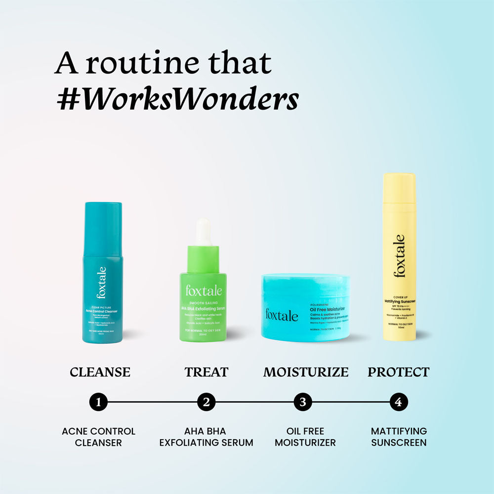 Aquamarine Oil Free Hydrating Moisturiser With Hyaluronic Acid For Normal To Oily Skin