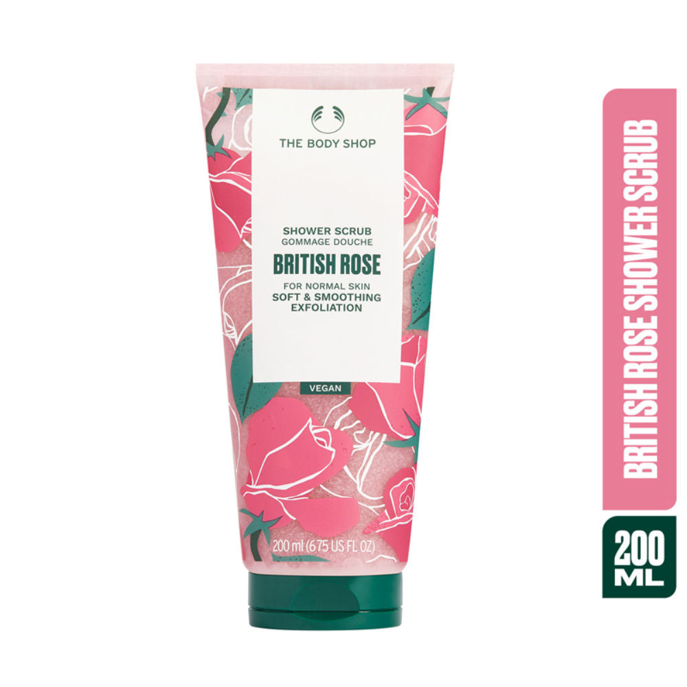 British Rose Shower Scrub