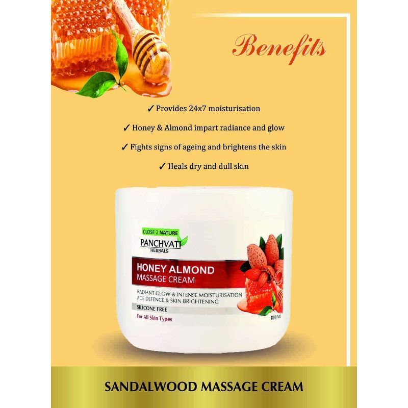 Honey Almond Massage Cream