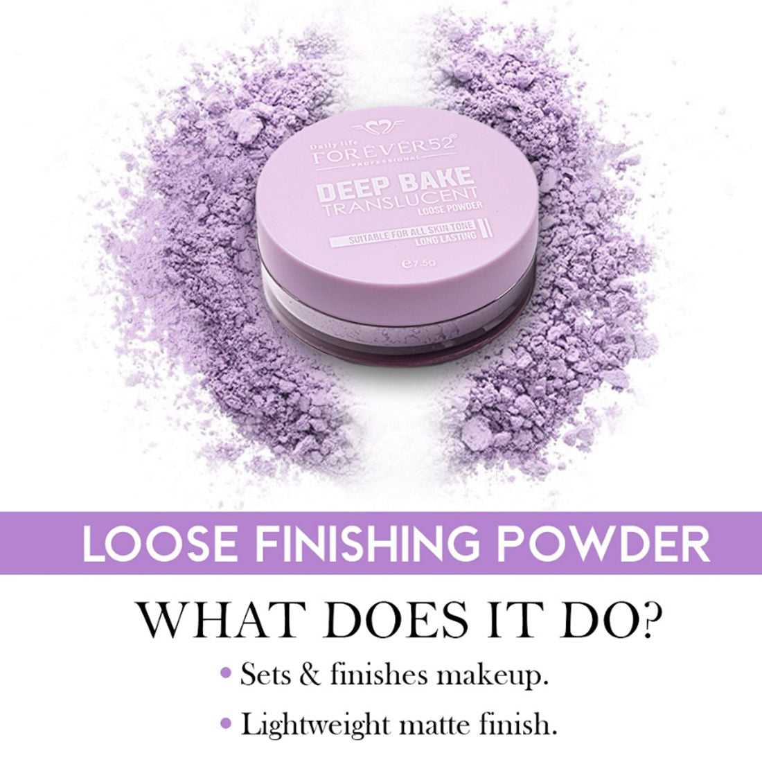 Deep Bake Translucent Matte Loose Powder