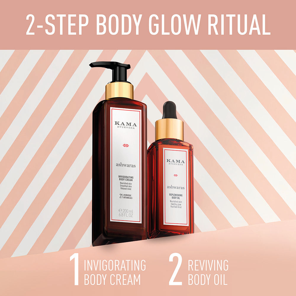 Ashwaras Replenishing Body Oil - Leave-in Body Oil for Daily Use