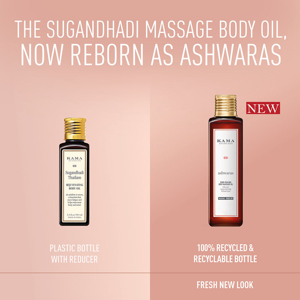 Ashwaras Reviving Body Massage Oil for Nourished Skin and Relaxed Mind