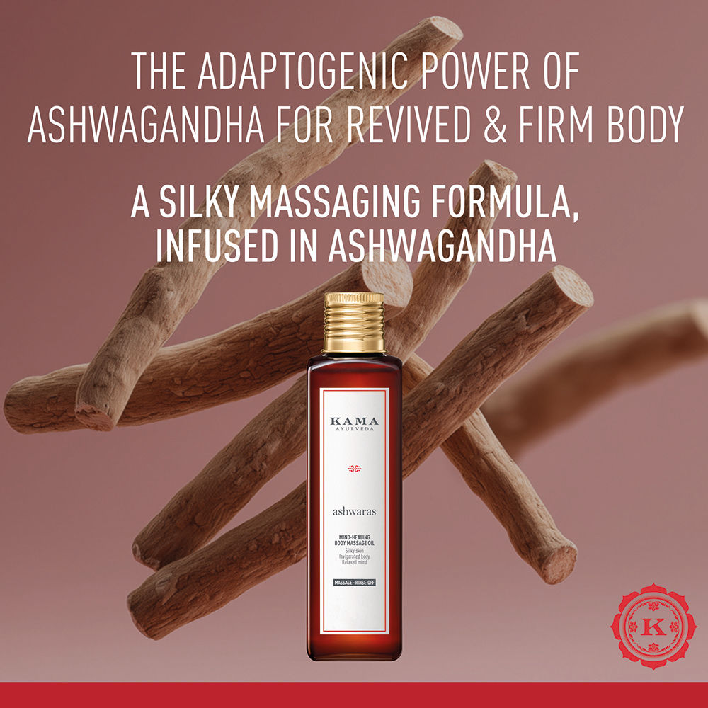 Ashwaras Reviving Body Massage Oil for Nourished Skin and Relaxed Mind