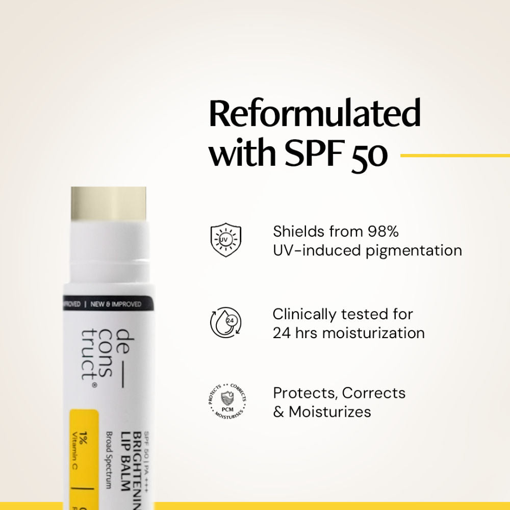 Brightening Lip Balm SPF 50, Moisturizes & Brightens Lips