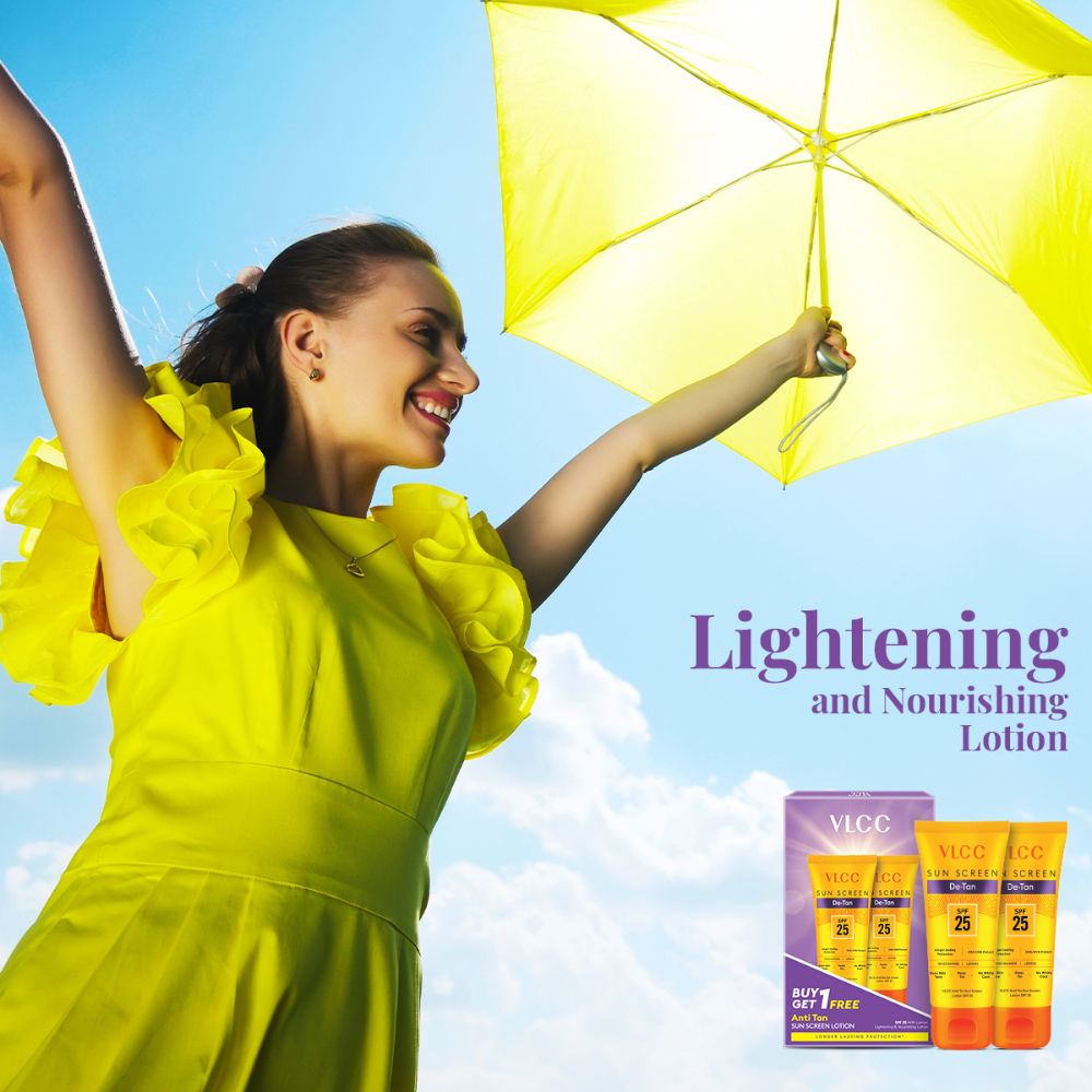 De-Tan Sun Screen Lotion SPF 25 PA+ - Buy One Get One