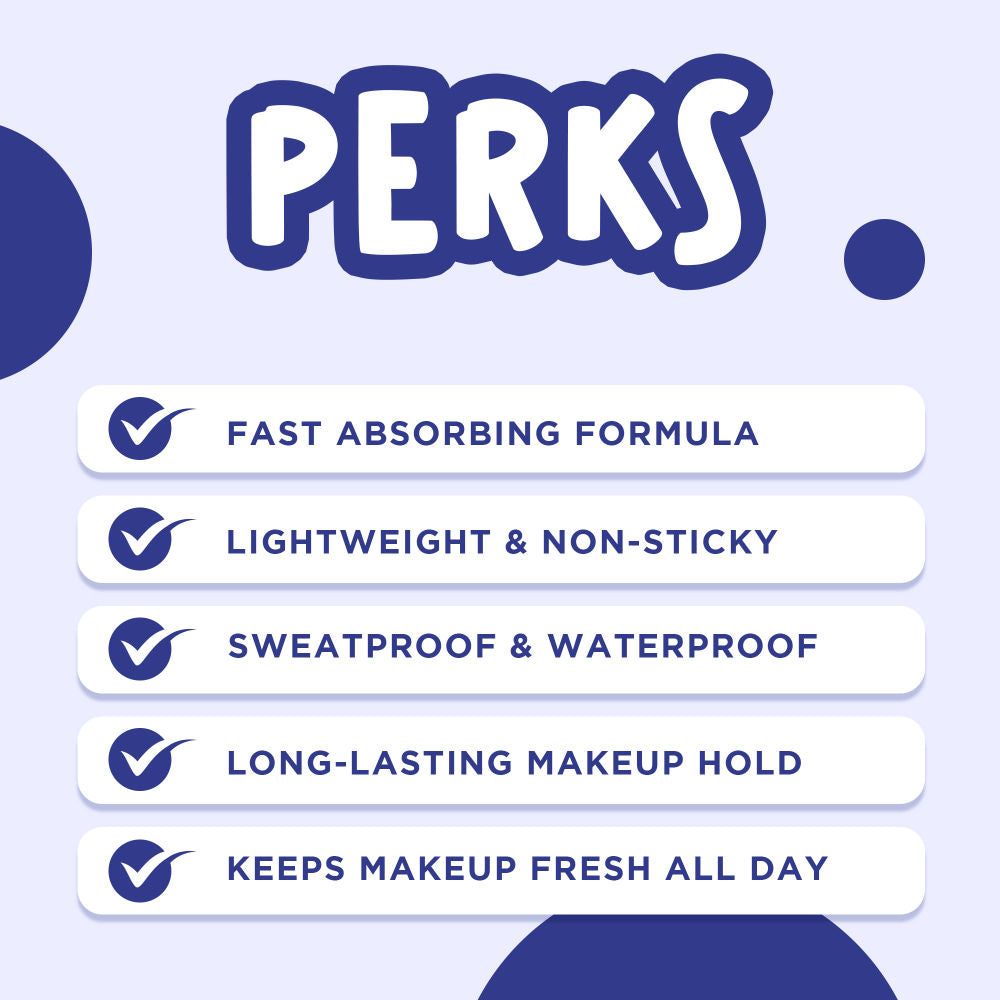 Makeup Fixer Setting Spray - Long-Lasting, Smudge-Proof & Lightweight Formula Primer