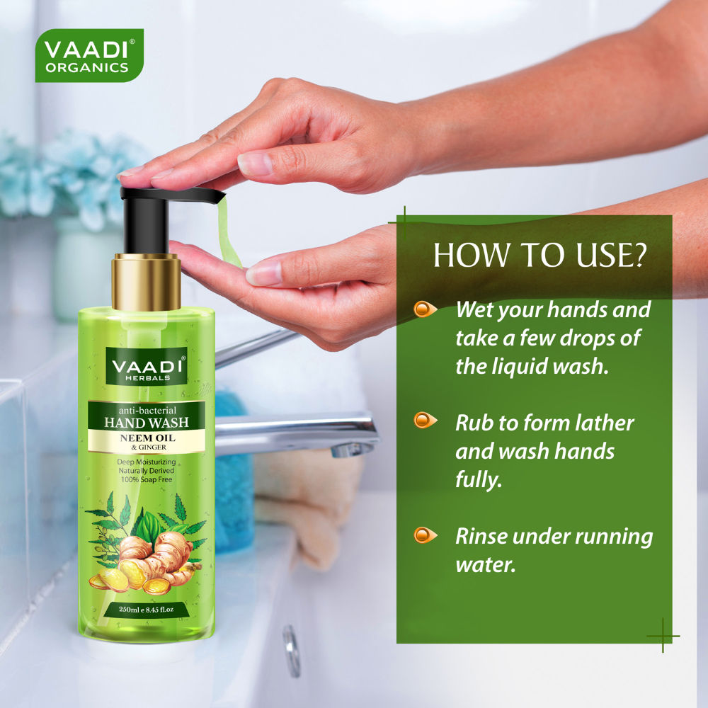 Anti-Bacterial Neem Oil & Ginger Hand Wash