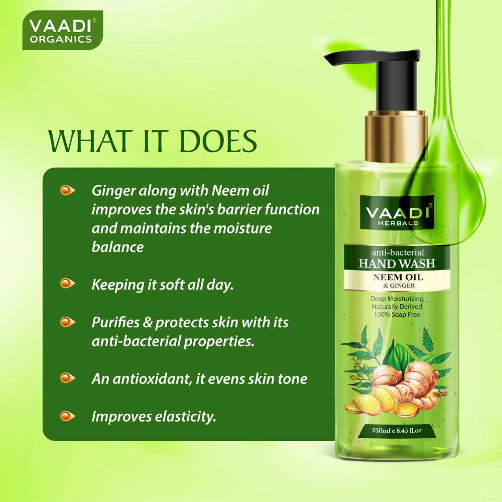 Anti-Bacterial Neem Oil & Ginger Hand Wash