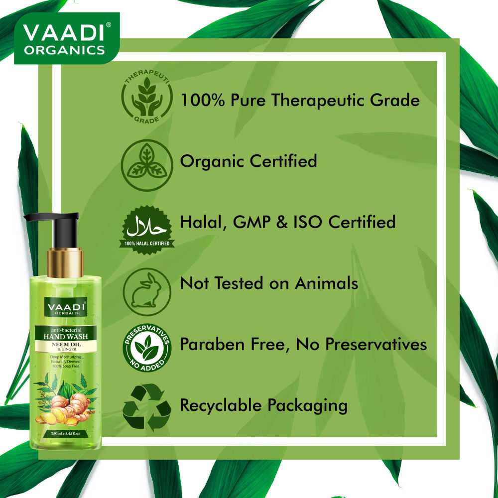 Anti-Bacterial Neem Oil & Ginger Hand Wash