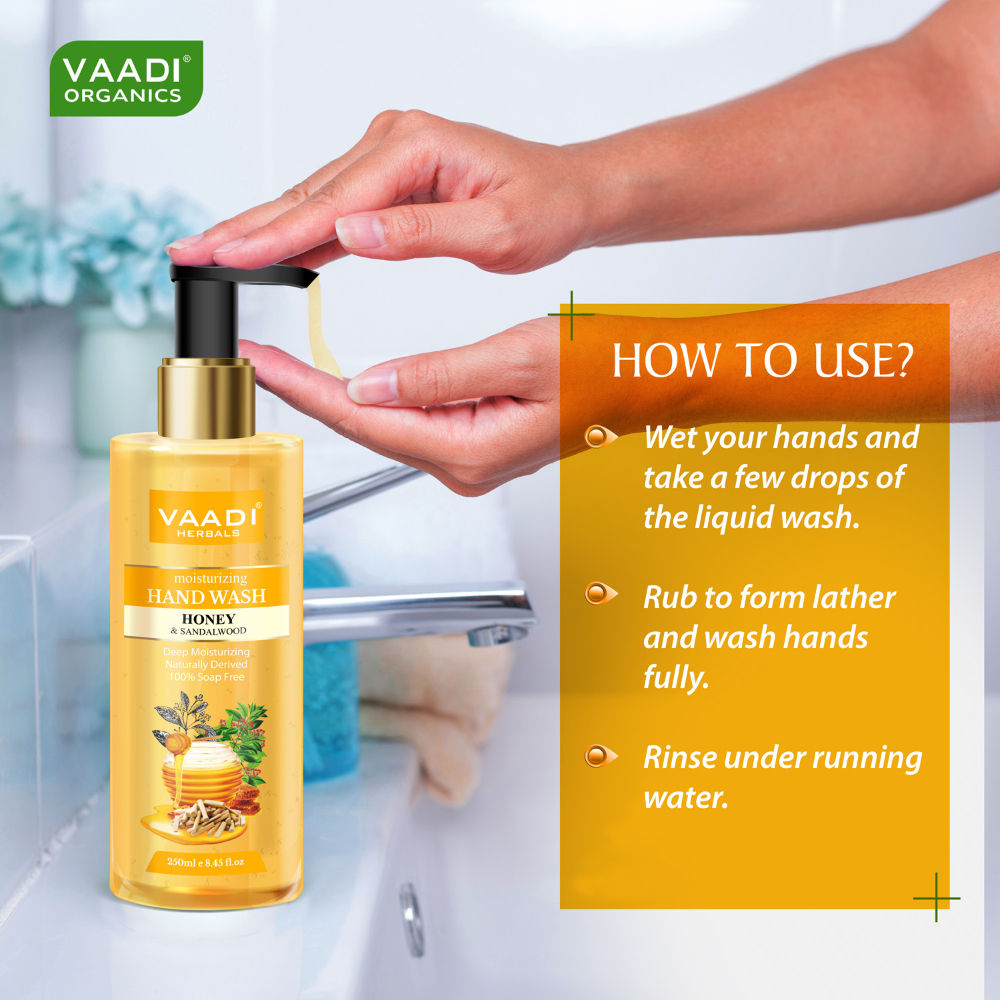 Deep Moisturizing Honey & Sandalwood Hand Wash