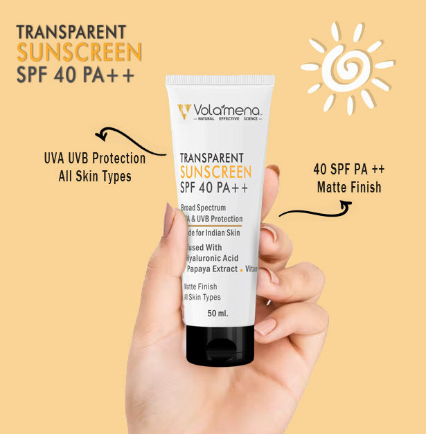 Transparent Sunscreen With SPF 40 PA++