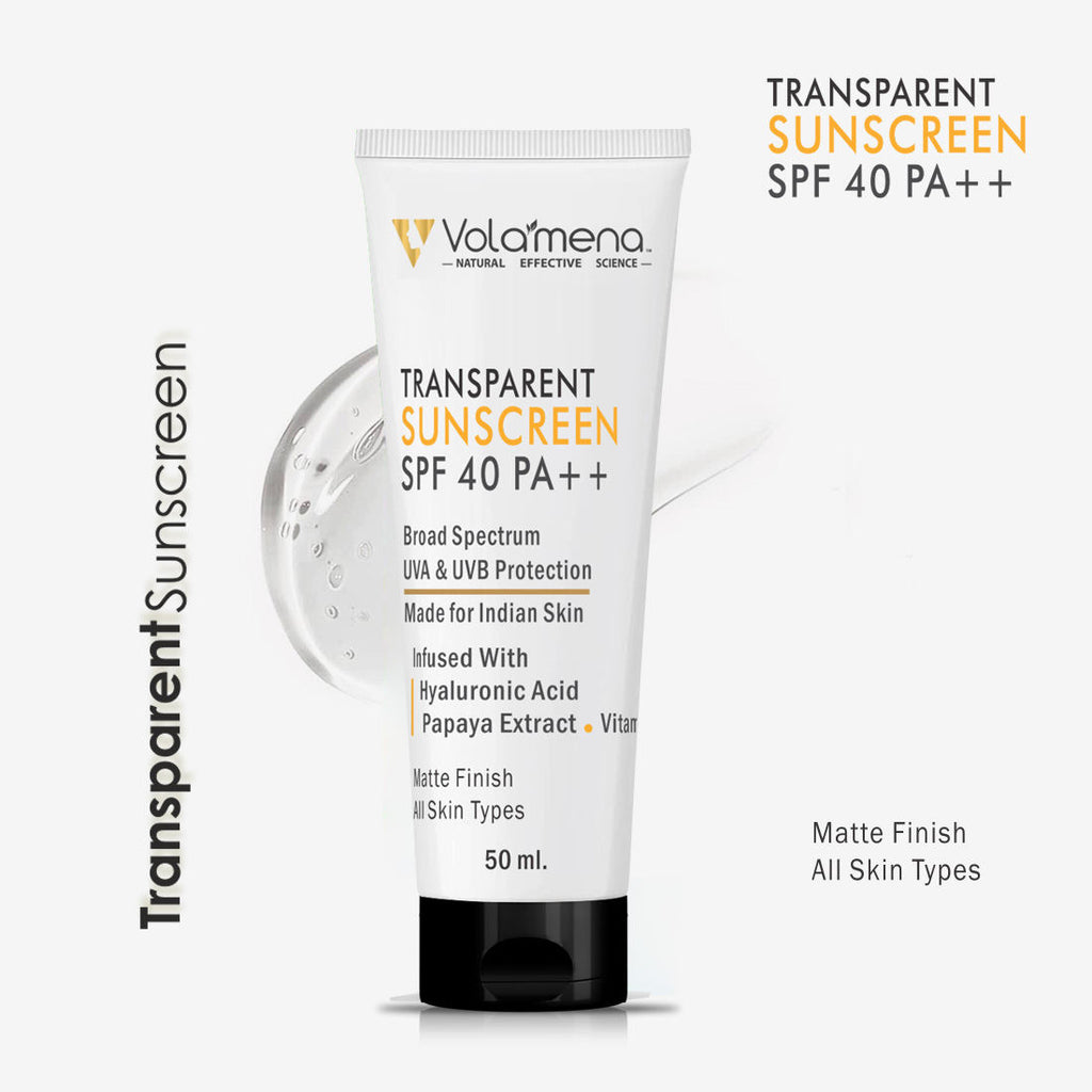 Transparent Sunscreen With SPF 40 PA++
