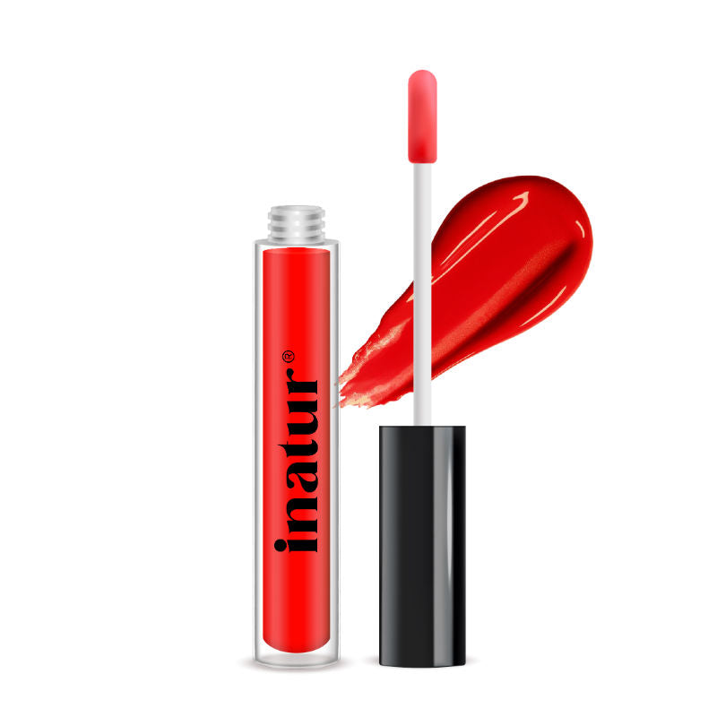Lip Gloss-Angelic, Soft Pink Gloss, Hydrating, Long-Lasting, with Rosehip & Coconut Oil - Glam Pink