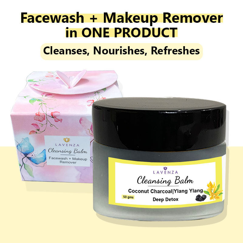 Deep Detox Cleansing Balm - Soap Free Face Cleanser & Makeup Remover