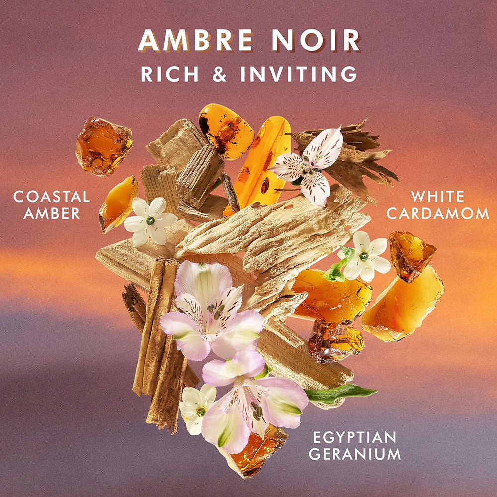 Hand Cream Ambre Noir|Argan Oil, Hyaluronic Acid & Shea Butter Soft, Moisturized Hands