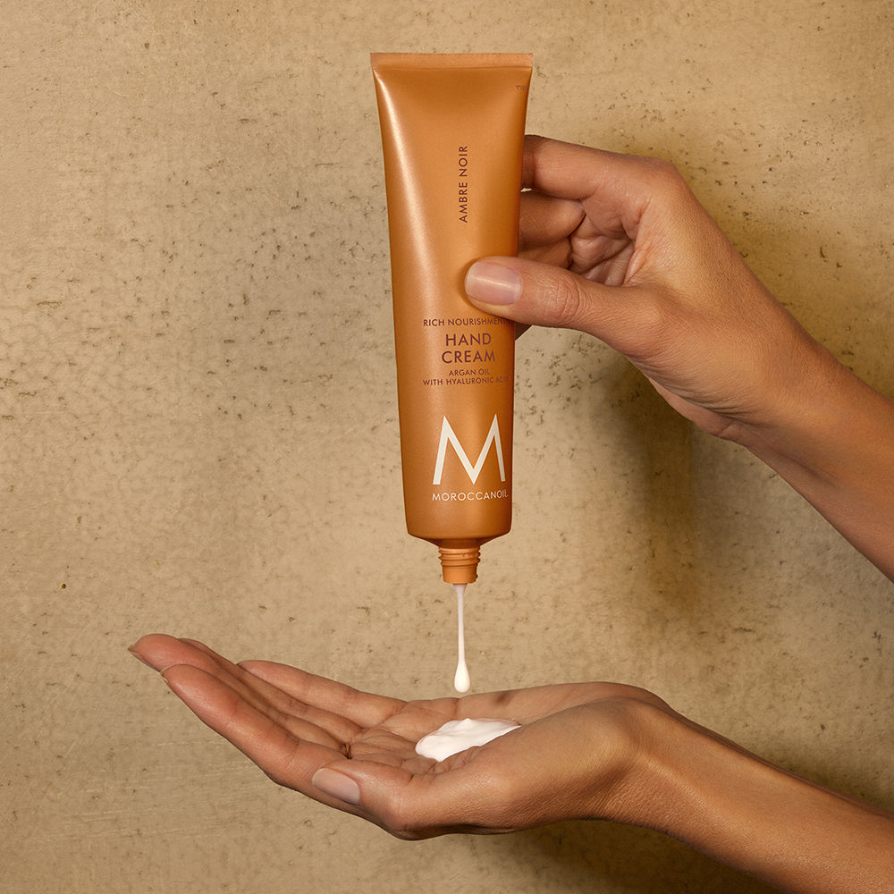 Hand Cream Ambre Noir|Argan Oil, Hyaluronic Acid & Shea Butter Soft, Moisturized Hands