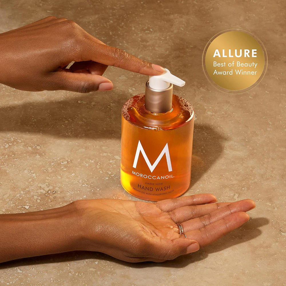 Hand Wash Ambre Noir |Argan Oil & Hyaluronic Acid |Hydrating Cleanser Moisturizes Hands