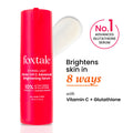 10% Vitamin C-Glutathione Brightening Face Serum For Glowing Skin, Dark Spots & Pigmentation